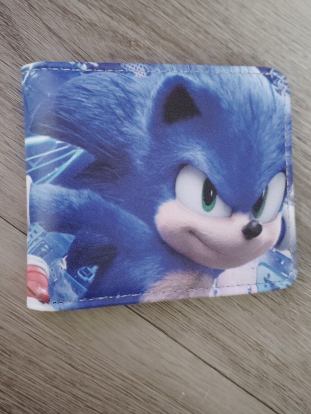 New Sonic the hedgehog anime manga leather wallet
